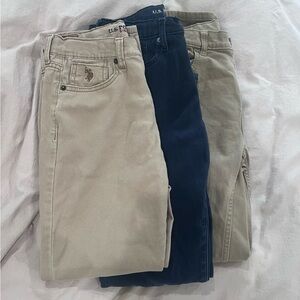 Polo by Ralph Lauren Tan and Blue Chinos